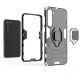 11. Ring Armor Hülle für Samsung Galaxy S23+ gepanzerte Hülle magnetischer Haltering schwarz
