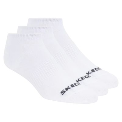 Skechers 3er-Pack Unisex Non Terry No Show S114041-100 Weiß 39-42