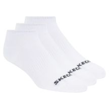 Skechers 3er-Pack Unisex Non Terry No Show S114041-100 Weiß 39-42