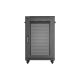 15. LANBERG Standschrank 18 HE 600 x 600 mm Schwarz