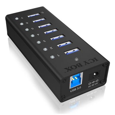 2. ICY BOX IB-AC618 USB 3.2 Gen 1 (3.1 Gen 1) Typ-B 5000 Mbit/s Schwarz
