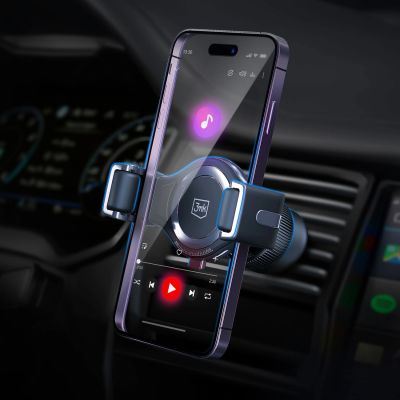 5. 3mk Memo Hug Autotelefonhalter für Lüftungsschlitze – Schwarz