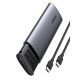 Ugreen M.2 SSD-Laufwerksgehäuse USB 3.2 Gen 2 (SuperSpeed USB 10 Gbit/s) + USB Typ-C Kabel 0,5 m Grau (CM400 10902)