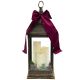 2. LED-Adventslaterne, 60 cm, 3 Kerzen, Schwarz