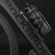 6. Rockbros JG-PB-004 Leichtbau-Fahrradpumpe mit Manometer – schwarz