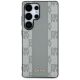 3. DKNY Leder-MagSafe-Hülle mit Karomuster für Samsung Galaxy S25 Ultra, Grau