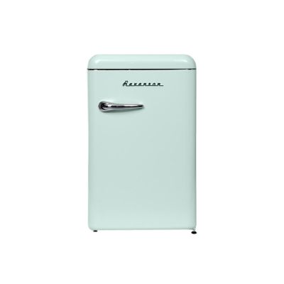 Ravanson LKK-120RM Retro-Kühlschrank 545 x 585 x 860 mm | 106 l | Energieeffizienzklasse E | Mint
