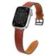 3. Armband Leder für Apple Watch 38 / 40 / 41 mm Band Armband - rot