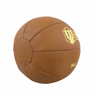 4. Medizinball MASTERS PL-BROWN 5 kg