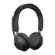 2. Jabra Evolve2 65 UC Stereo USB-C Link380c Kabelloser Over-Ear-Kopfhörer + Ständer