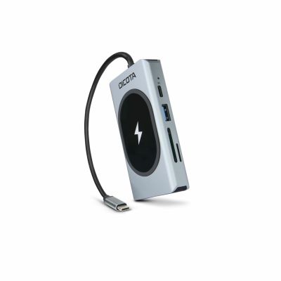 3. DICOTA D32059 USB-Type-C-Hubs und -Konzentratoren, Schwarz, Silber
