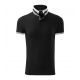 3. Malfini Collar Up Poloshirt M MLI-25601 Schwarz