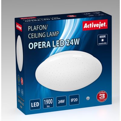 2. Moderne LED-Deckenleuchte Activejet OPERA 24 W