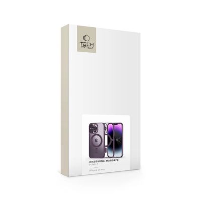 7. Tech-Protect MagShine Line MagSafe Hülle für iPhone 14 Pro – Lila