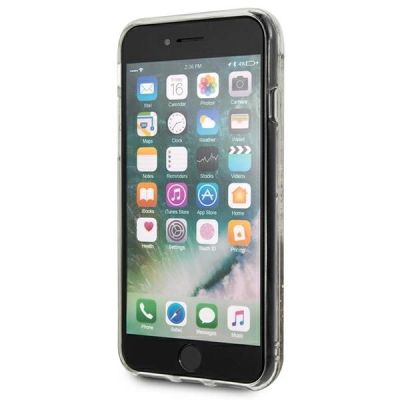 6. Guess, GUOHCI8GLHFLGO iPhone 7/8/SE 2020 /SE 2022 Gold/Gold-Hartschale Glitzer-Anhänger