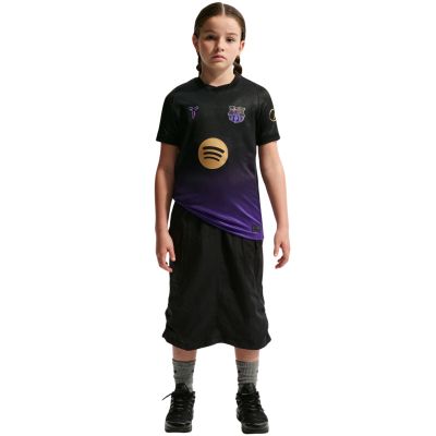 9. Nike FC Barcelona Auswärtstrikot 2026/27 für Kinder, Lila-Schwarz, II1674 505