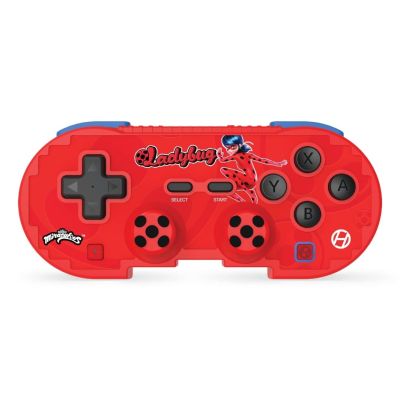 4. Hyperkin M01328-MTLB Gamecontroller, Schwarz, Blau, Rot, Bluetooth-Gamepad für Android, Mac, Nintendo Switch, Nintendo Switch OLED, PC, iOS