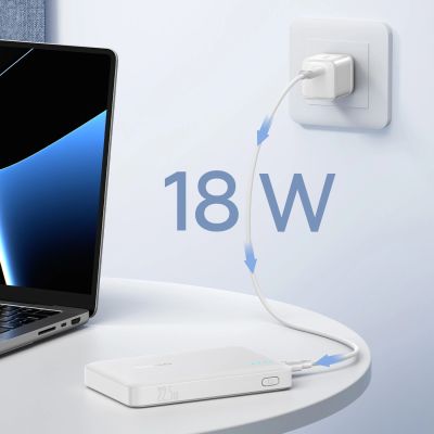 11. Baseus EnerFill FP21 Powerbank 10000mAh 22,5W USB-A - USB-C - Weiß