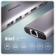 Axagon HMC-6G2L Kabelgebundene Dockingstation USB 3.2 Gen 2 (3.1 Gen 2) Typ-C Aluminium
