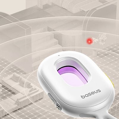 11. Baseus Heyo Series II Versteckter Kameradetektor mit Alarm und Mini-Taschenlampe + Baseus Simple USB-A - USB-C Kabel - Weiß