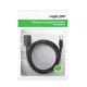 5. Ugreen NW112 11281 Netzwerk-Ethernet-Kabel RJ45 (weiblich) – RJ45 (männlich) F/UTP Cat. 6 1 Gbit/s 2 m – schwarz