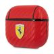 3. Ferrari FESA3CARE AirPods 3 Hülle rot/rot On Track PU Carbon