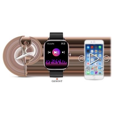 10. Giewont Smartwatch GW230-3 in Pink und Schwarz