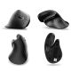 8. Wozinsky WWM-1076 Kabellose, vertikale, ergonomische Maus, 3600 DPI – Schwarz