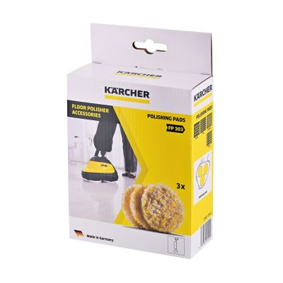9. Polierpads – Boden / Linoleum / PVC – 3 Stück. KÄRCHER – 2.863-198.0