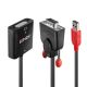Lindy 38184 0,2 m DVI-D VGA (D-Sub) + USB Kabeladapter Schwarz, Orange