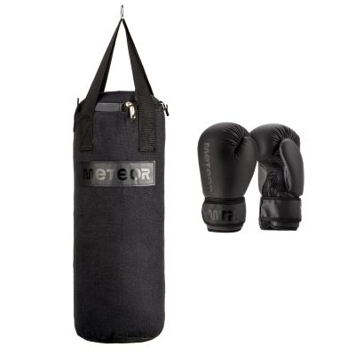 17. Meteor 6kg Boxsack und 6oz Boxhandschuhe Set