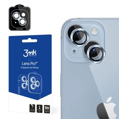 3mk Lens Protection Pro Kameraabdeckung für iPhone 14 – blau