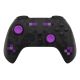 7. Dragonshock PopTop Schwarz, Lila Bluetooth-Gamepad Analog/Digital für Nintendo Switch und PC