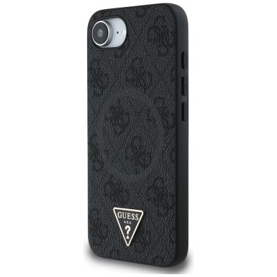 2. Guess 4G Ring Triangle Logo MagSafe Case für iPhone 16e - Schwarz