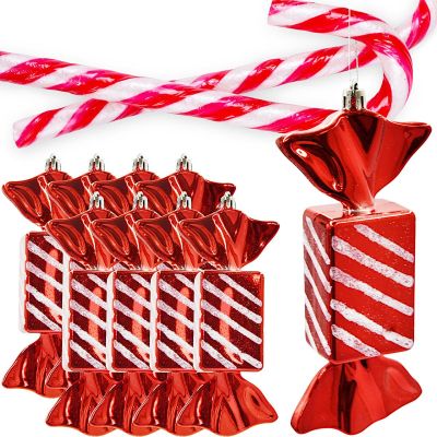 16. SICHERE KUNSTSTOFFKUGELFORM 15 CM SÜSSIGKEITEN 8 STÜCK GIMMER