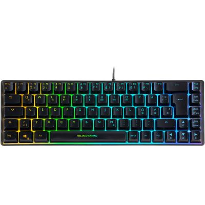 2. Deltaco Gaming GAM-158-DE USB QWERTZ-Tastatur Skandinavien Schwarz