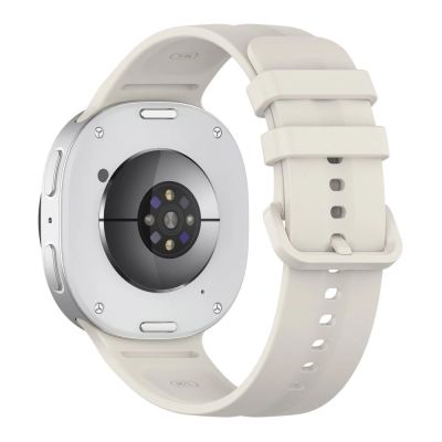 2. Tech-Protect Silikon-Evo-Armband für Samsung Galaxy Watch 40/44/46 mm – Beige