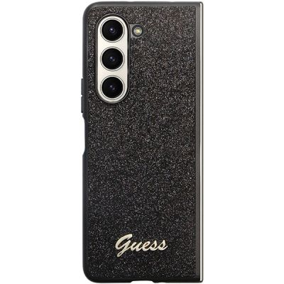 2. Guess Glitter Script Hülle für Samsung Galaxy Z Fold 5 – Schwarz
