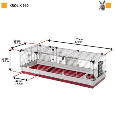 4. FERPLAST Krolik 160 – Kaninchenkäfig