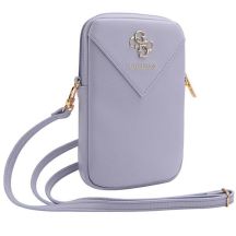 Guess Zip Triangle 4G-Tasche - Lila