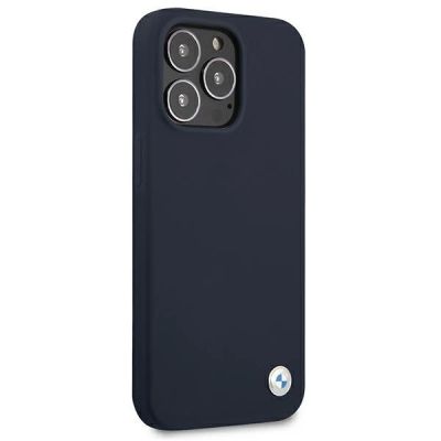 4. BMW Silikon Signature Case für iPhone 13 Pro Max 6,7" - Marineblau