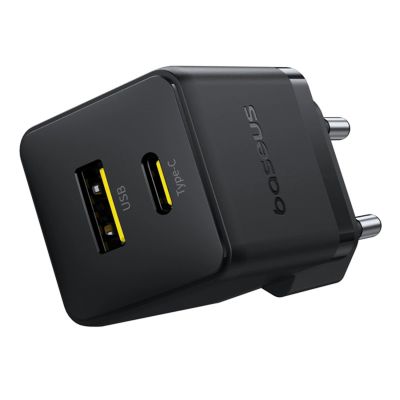 2. Baseus Palm 30W USB-C USB-A Wandladegerät - Schwarz