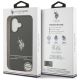 8. US Polo DH und unteres Streifenlogo MagSafe iPhone 17 Hülle – Schwarz