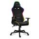19. Huzaro Force 6.2 Schwarzer RGB-Gaming-Stuhl