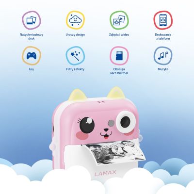 7. LAMAX InstaKid2 Plus Kinderkamera, Pink