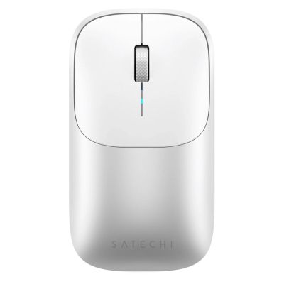 2. Satechi Slim EX Maus - kabellose Maus für zwei Geräte (silber)