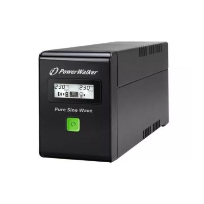 4. USV POWER WALKER VI 600 SW FR (600 VA) 0,6 kVA 360 W 2 x Netzsteckdose