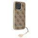 4. Guess GUHCP13LGF4GBR iPhone 13 Pro / 13 6.1 "braun / braunes Hardcase 4G Charms Collection