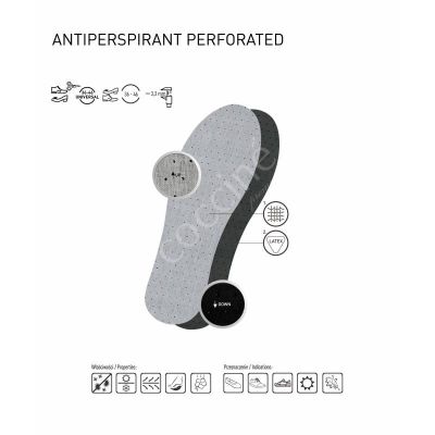9. Coccine Antitranspirant Perforated DA0213 Schuheinlagen