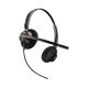 43. Poly EncorePro HW520 binaurales kabelgebundenes Headset, Schnellverschluss, Schwarz